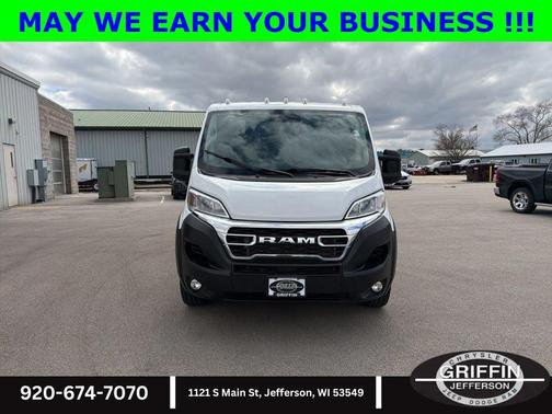 Bright White Clearcoat 2025 RAM ProMaster 2500 Tradesman