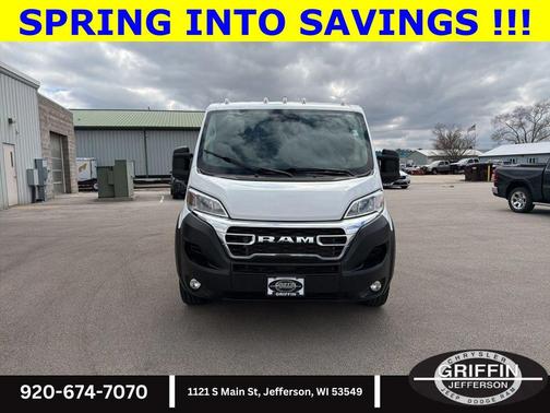 Bright White Clearcoat 2025 RAM ProMaster 2500 Tradesman