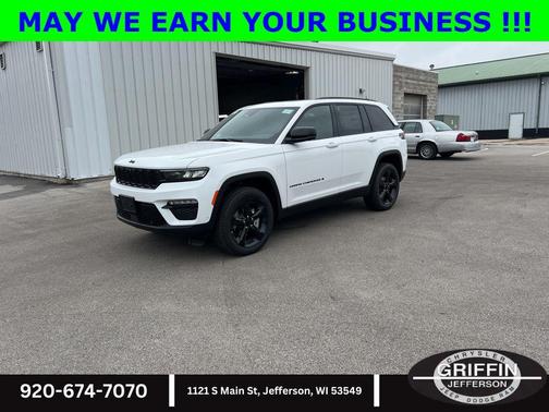Bright White Clearcoat 2025 Jeep Grand Cherokee Limited