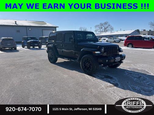 Black Clearcoat 2021 Jeep Wrangler Unlimited Sahara