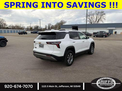 Summit White 2025 Chevrolet Equinox 1LT