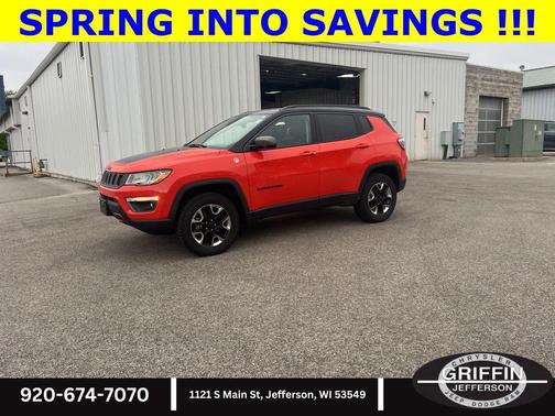 Spitfire Orange Clearcoat 2018 Jeep Compass Trailhawk