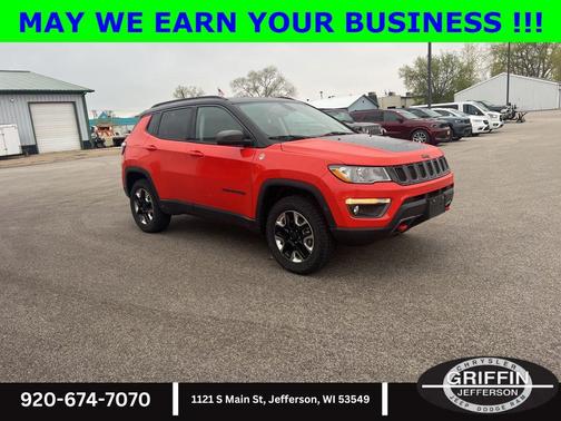 Spitfire Orange Clearcoat 2018 Jeep Compass Trailhawk