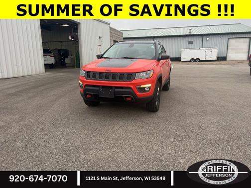 Spitfire Orange Clearcoat 2018 Jeep Compass Trailhawk