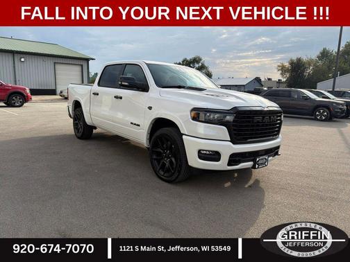 Ivory White Tri-Coat Pearlcoat 2027 RAM 1500 Laramie