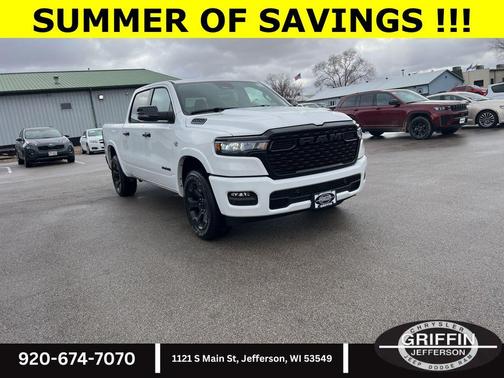 Bright White Clearcoat 2026 RAM 1500 Big Horn/Lone Star