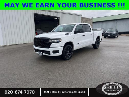 Bright White Clearcoat 2026 RAM 1500 Big Horn/Lone Star