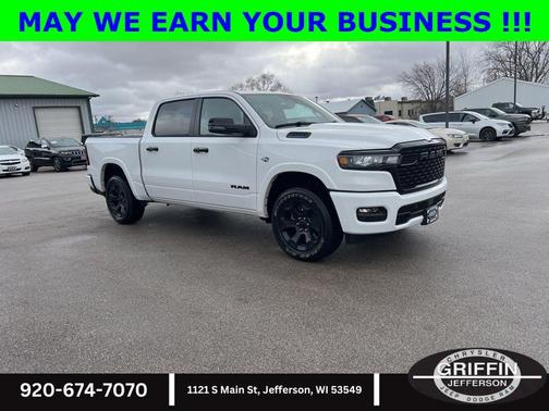 Bright White Clearcoat 2026 RAM 1500 Big Horn/Lone Star