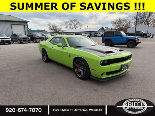 Sublime Metallic Clearcoat 2023 Dodge Challenger SRT Hellcat