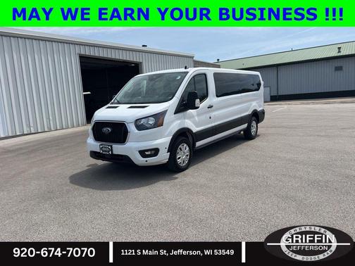 OXFORD WHITE 2024 Ford Transit-350 XLT