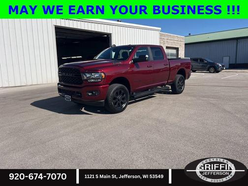 Delmonico Red Pearlcoat 2022 RAM 2500 Big Horn Crew Cab 4x4 6'4' Box
