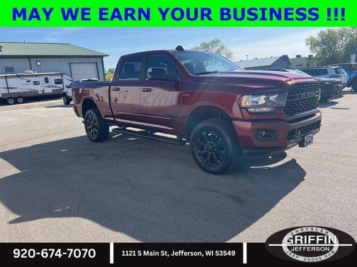 Delmonico Red Pearlcoat 2022 RAM 2500 Big Horn Crew Cab 4x4 6'4' Box