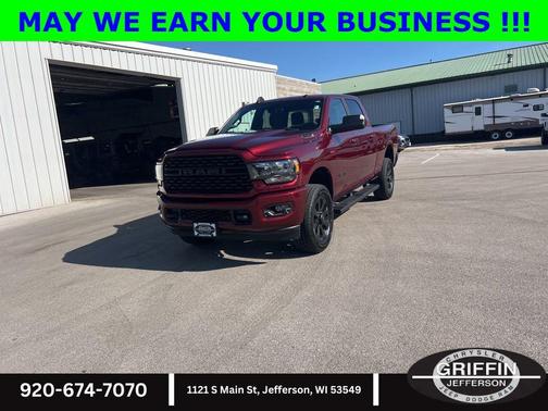Delmonico Red Pearlcoat 2022 RAM 2500 Big Horn Crew Cab 4x4 6'4' Box