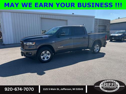 Granite Crystal Metallic Clearcoat 2026 RAM 1500 Big Horn/Lone Star