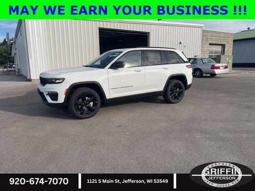 Bright White Clearcoat 2025 Jeep Grand Cherokee Limited