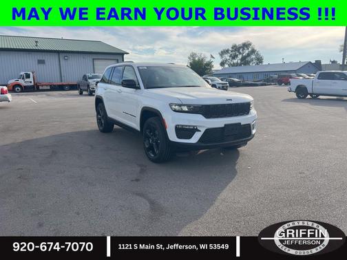 Bright White Clearcoat 2025 Jeep Grand Cherokee Limited