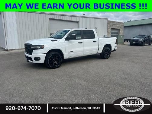 Bright White Clearcoat 2026 RAM 1500 Big Horn/Lone Star