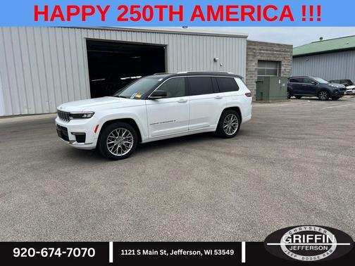 Bright White Clearcoat 2022 Jeep Grand Cherokee L Summit