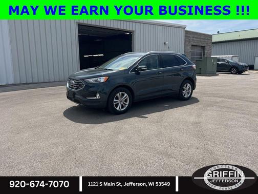 BALTIC SEA GREEN METALLIC 2019 Ford Edge SEL