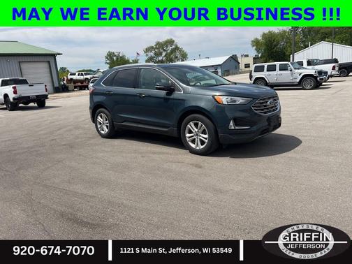 BALTIC SEA GREEN METALLIC 2019 Ford Edge SEL