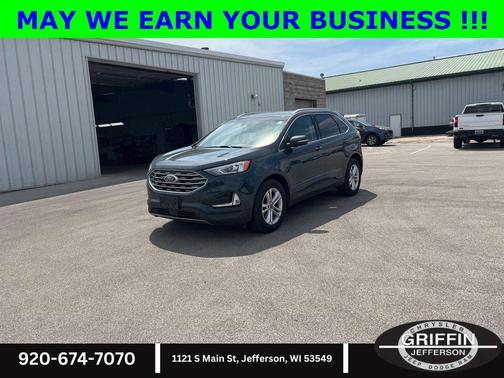 BALTIC SEA GREEN METALLIC 2019 Ford Edge SEL