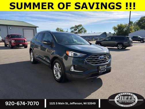 BALTIC SEA GREEN METALLIC 2019 Ford Edge SEL