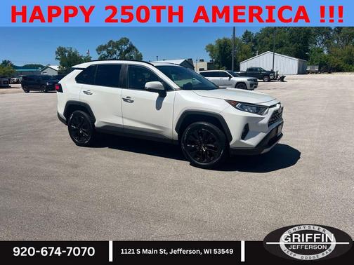Blizzard Pearl 2019 Toyota RAV4 Limited