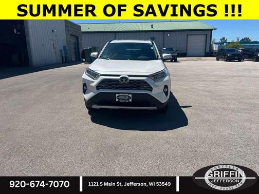 Blizzard Pearl 2019 Toyota RAV4 Limited