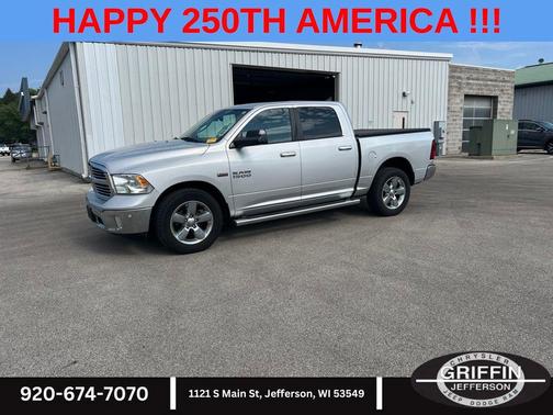 Bright Silver Metallic Clearcoat 2016 RAM 1500 Big Horn