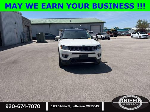 White Clearcoat 2021 Jeep Compass Limited
