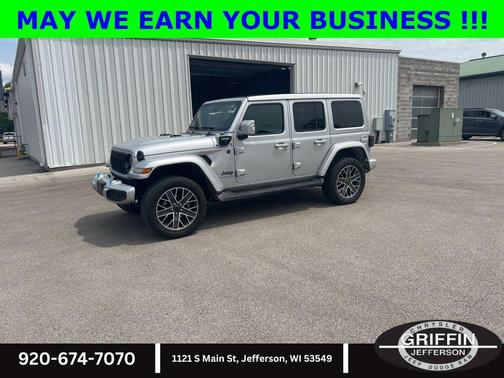 Silver Zynith Clearcoat 2024 Jeep Wrangler 4xe High Altitude
