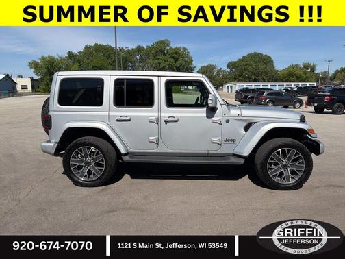 Silver Zynith Clearcoat 2024 Jeep Wrangler 4xe High Altitude