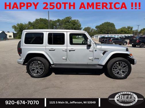 Silver Zynith Clearcoat 2024 Jeep Wrangler 4xe High Altitude