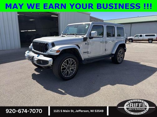 Silver Zynith Clearcoat 2024 Jeep Wrangler 4xe High Altitude
