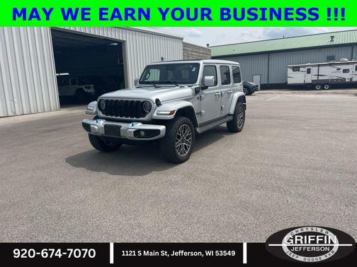 Silver Zynith Clearcoat 2024 Jeep Wrangler 4xe High Altitude