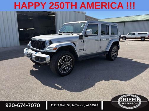 Silver Zynith Clearcoat 2024 Jeep Wrangler 4xe High Altitude