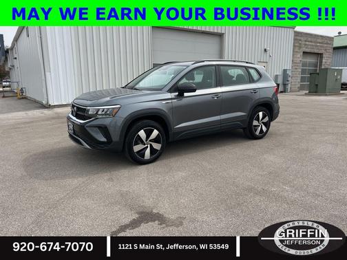 Platinum Gray Metallic 2024 Volkswagen Taos 1.5T S