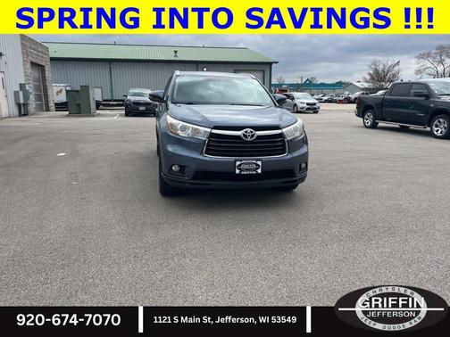 Shoreline Blue Pearl 2015 Toyota Highlander XLE