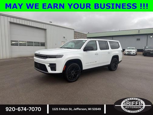 Bright White Clearcoat 2026 Jeep Grand Wagoneer L Limited Reserve 4x4