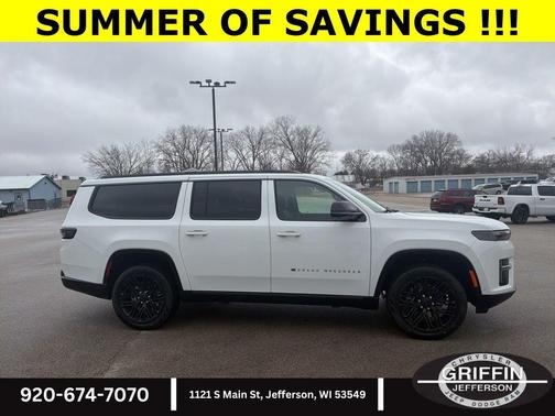 Bright White Clearcoat 2026 Jeep Grand Wagoneer L Limited Reserve 4x4