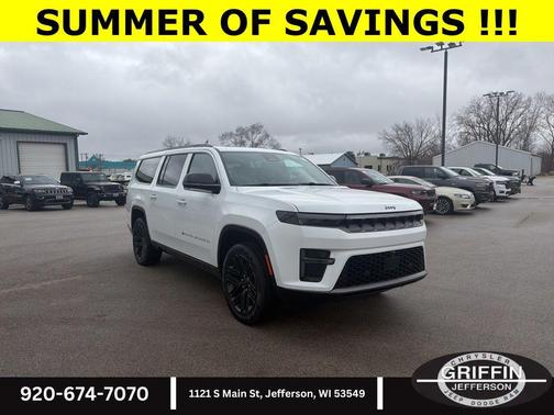 Bright White Clearcoat 2026 Jeep Grand Wagoneer L Limited Reserve 4x4
