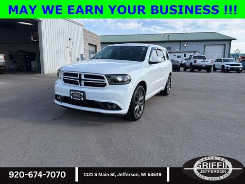 Bright White 2018 Dodge Durango GT