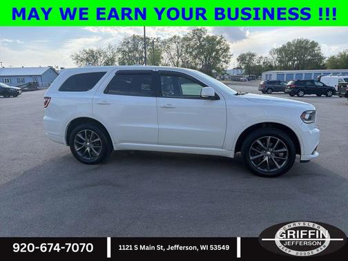 Bright White 2018 Dodge Durango GT