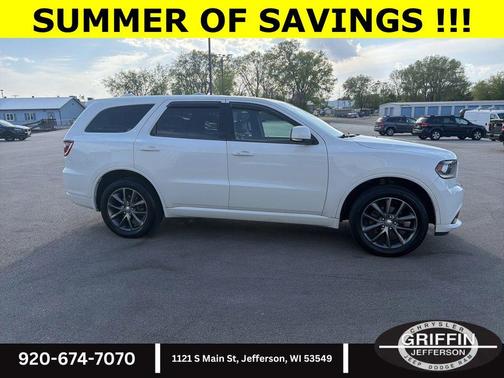 Bright White 2018 Dodge Durango GT