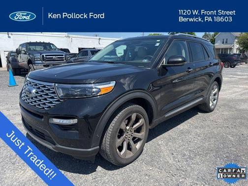 AGATE BLACK METALLIC 2020 Ford Explorer Platinum