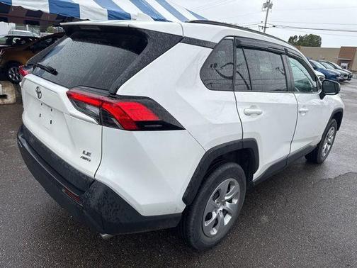 Super White 2021 Toyota RAV4 LE