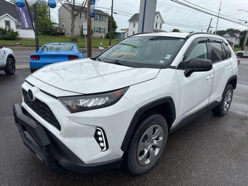 Super White 2021 Toyota RAV4 LE