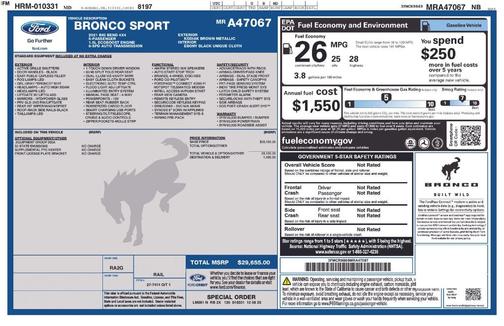 2021 Ford Bronco Sport Big Bend