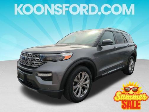 Gray Metallic 2022 Ford Explorer Limited