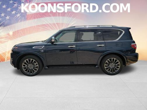 Hermosa Blue 2021 Nissan Armada Platinum